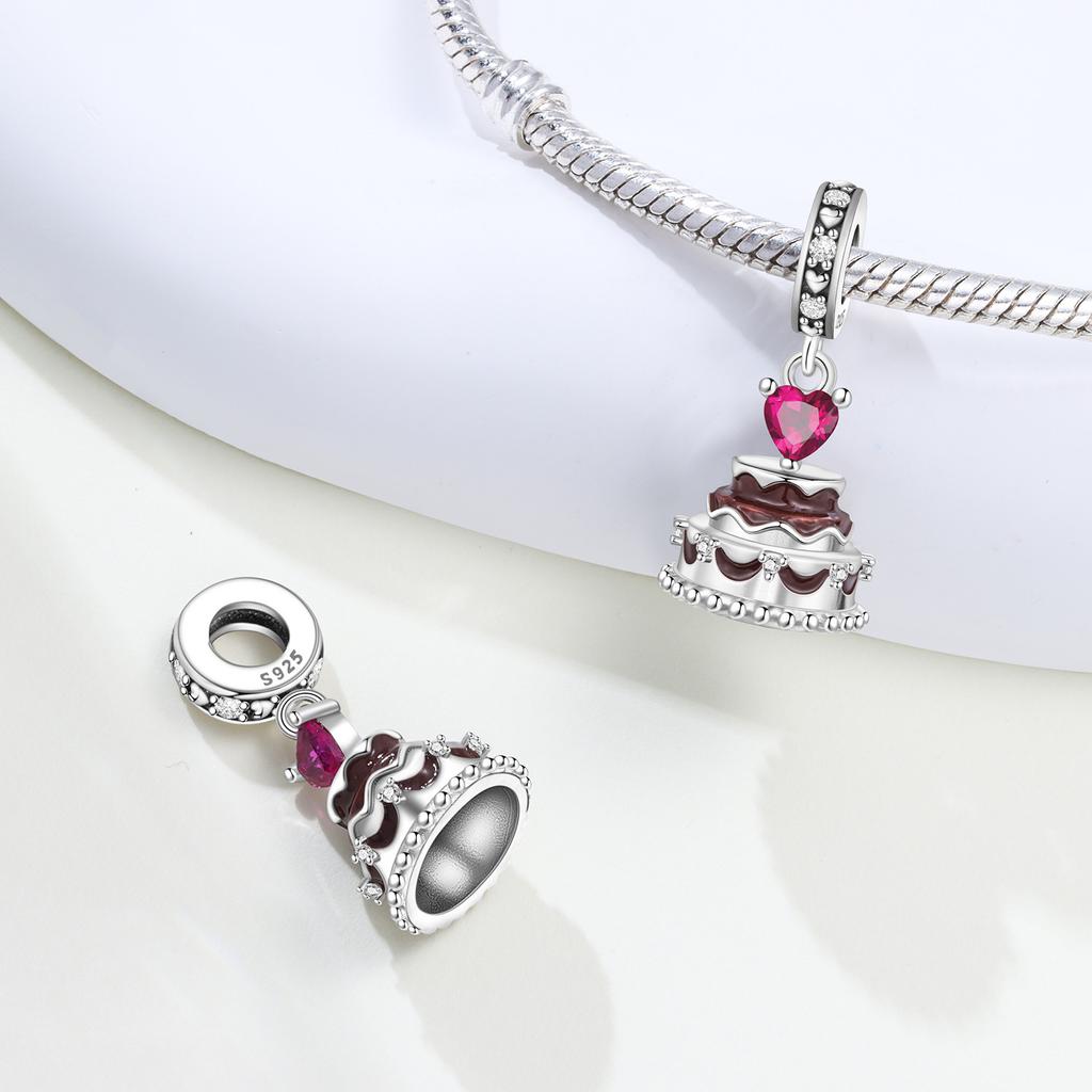 Oryginalne Miedziane Charms Koraliki Koszyk Jajko Wielkanocne Skarpety Świąteczne Wisiorek Kotek Pasuje Bransoletka Charm Biżuteria Damska Prezent