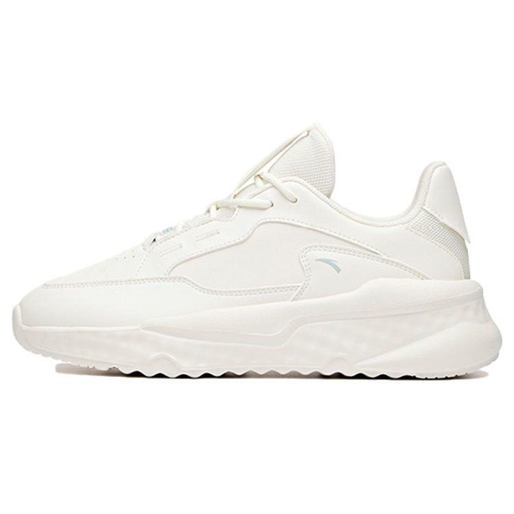 Anta Unruly Series Cushioning Slip Resistant Abrasion Resistant Breathable Low Top Sports Casual Shoes Women's White 122038842-5