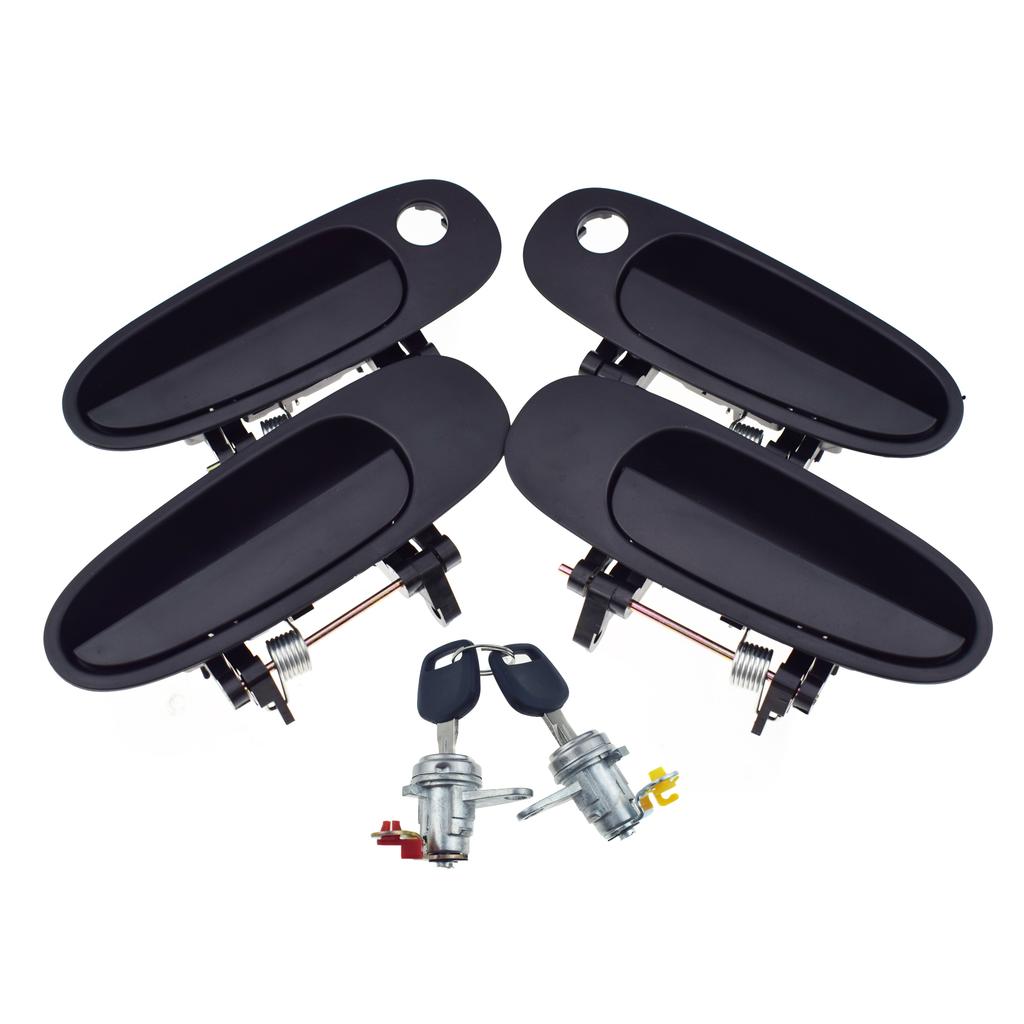 Exterior & Interior Door Handle Left Right Driver Passenger or  Door Lock For Toyota Corolla Geo Prizm 1993 1994 1995 1996 1997