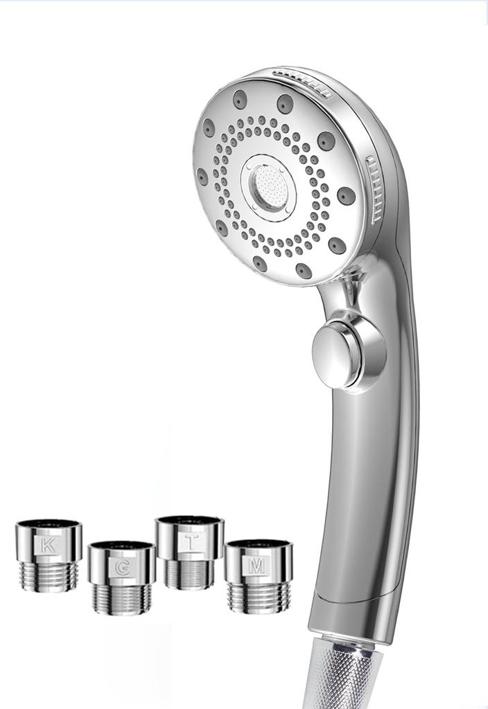 Shower Head Micro Nano Bubble Water Saving High Cleaning Power Water Stop At Hand Shower Head Pore Care Dirt Removal Beautiful Skin Moisturizing Mist