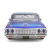 Maisto 1/26 Scale Chevrolet Impala 1964 Blue Custom Lowriders Series / Diecast Model Car, Finished Product 32547