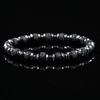 Natural Stone Men'S Bracelet | Fashion Elastic Design Hematite Stone Bracelets, Versatile for Daily, Gift, and Party Occasions