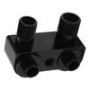 AC Compressor Fitting 90 degrees  Turn Angle 6061?T6 Billet Aluminum Alloy Black Adaptor Kit Replacement