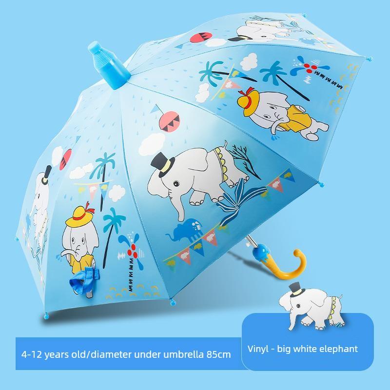 German Children's Umbrella for Boys and Girls, Students, Special for School, Kindergarten Kids, Baby Cartoon Umbrella, Dual-Use for Sun and Rain