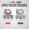3 Way Car Top Post Battery Terminal Quick Release Car Battery Clamps  Boat