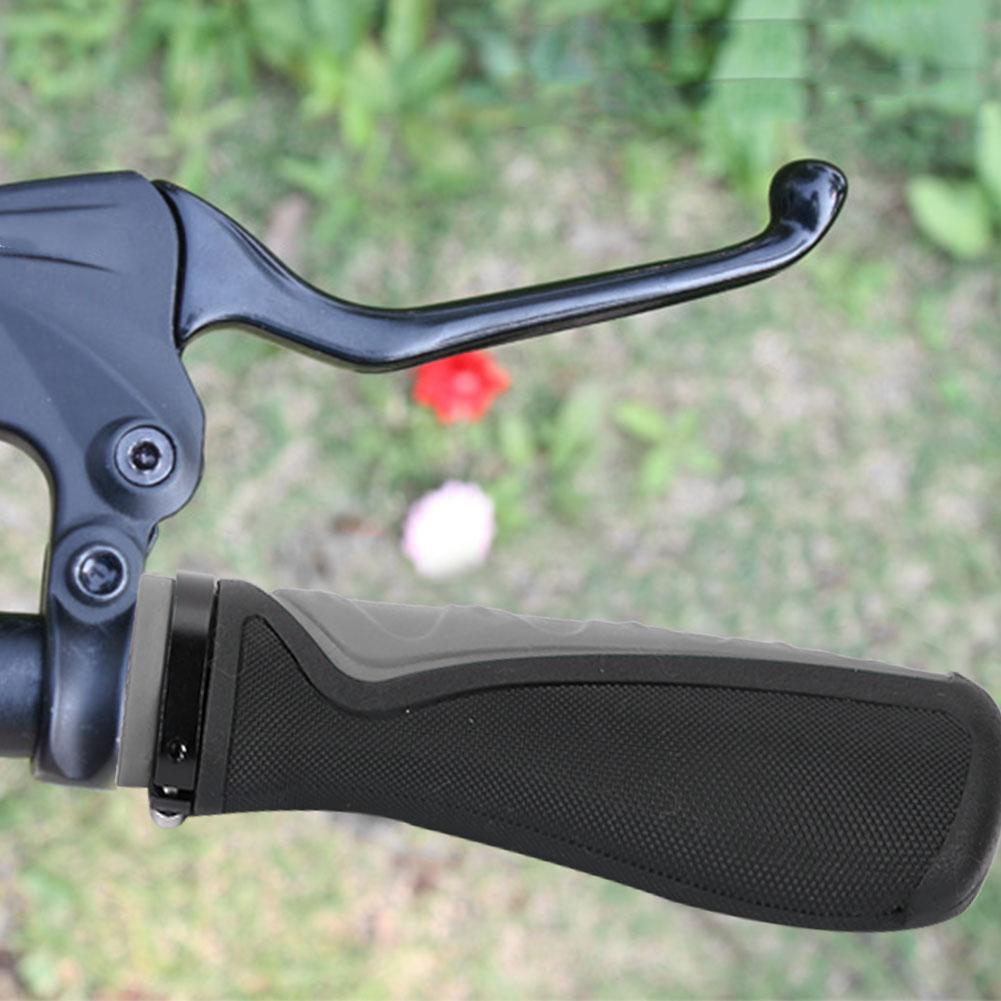 Cycling Handle Bar Anti Slip Grips Lock On Mountain Bike Handlebar Grips(black)