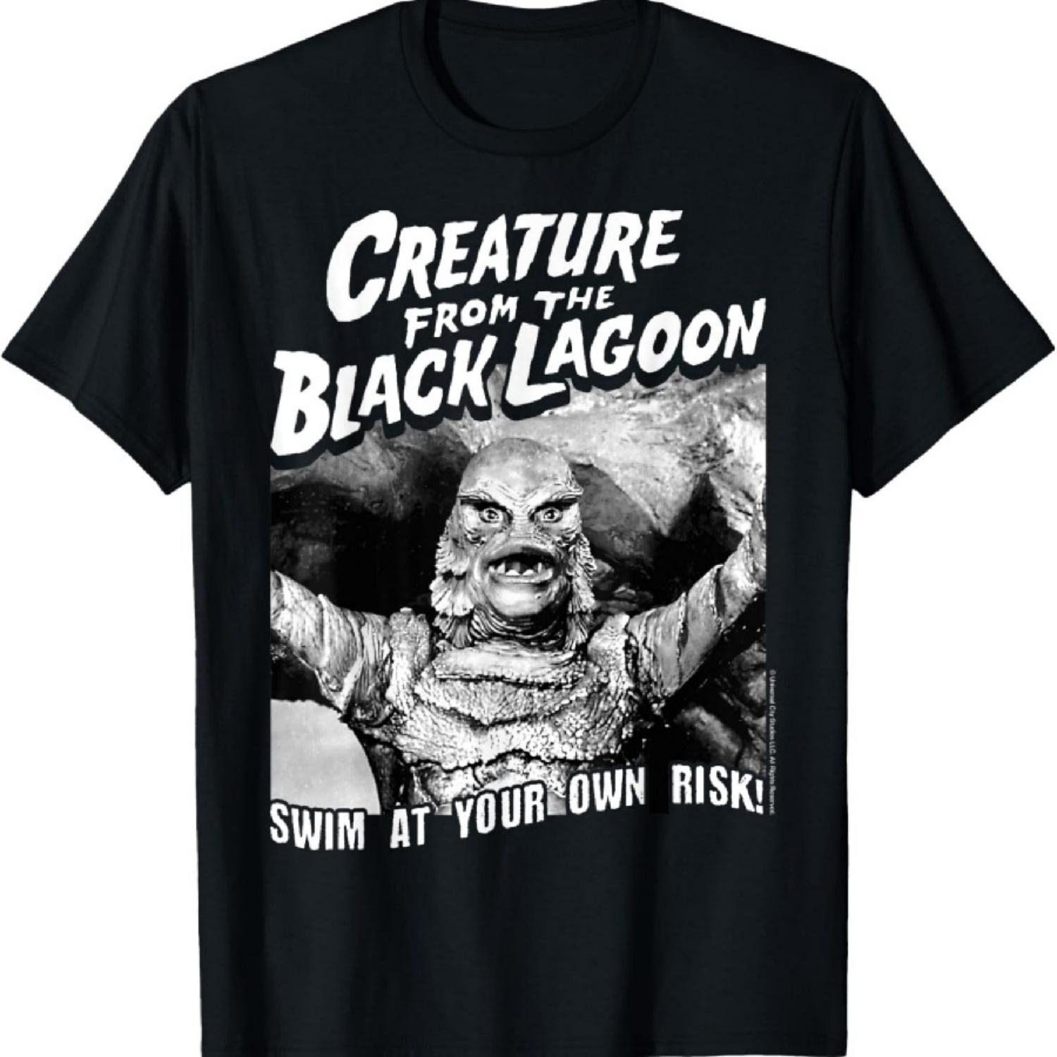 Футболка Black Lagoon Плавать на свой страх и риск XXXXXL чёрный