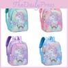 Cartoon Unicorn Pattern Nylon Backpack With Wearresistant Material For School
