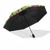 1pc Mandala Art Automatic Umbrella Durable Iron Frame & Plastic Handle, Gift for Men & Women, Sturdy Construction yy250905169