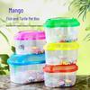 Compact Transparent Plastic Fish & Turtle Tank with Climbing Platform