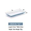 Melamine Rectangular Imitation Porcelain Plate for Hot Pot, Sushi, BBQ & Hotel Tableware.