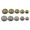 10 uds Botones Metálicos con Caña de Patrón Vintage para Abrigo Chaqueta Cortavientos Decorativos para Ropa Botones DIY Suministros de Costura y Tejido