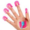 26x Nail Polish Edge Anti-Flooding Plastic Template Clip + 1 Pc Sticker Tool Set