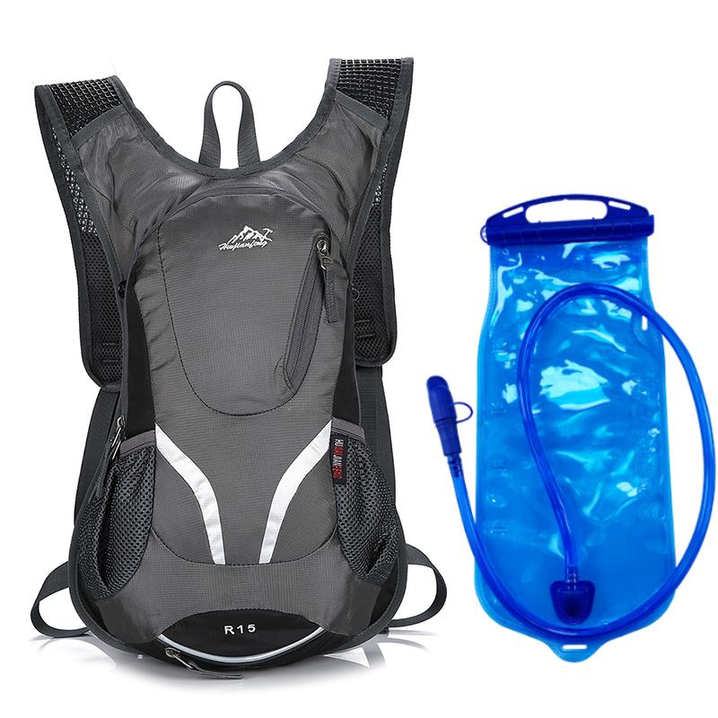 15L Outdoor Sport Cycling Climbing Water Bag Hydration Backpack Ultralight Rucksack Hiking Bike Riding Pack Bladder Knapsack