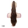 Long Water Wave Ponytail Claw Clip Hair Extensions Synthetic Wavy Ponytail Hairpiece for Women Daily Hairstyle