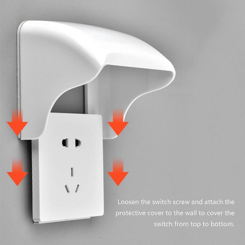 Wodoodporna Puszka Ochronna Gniazda Plastikowa Pokrywa Zewnętrzna Odpowiednia Do Włączników Typu 86 Łazienki Balkony I Kuchnie Biała