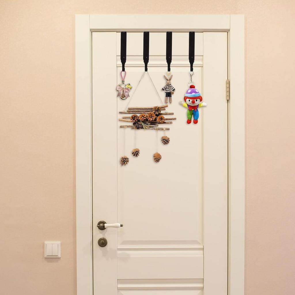 18 Pack Adjustable Cubicle Hooks Cubicle Hangers, Metal Black Universal Partition Hanger Door Mirror Hanger, Fit 1 3/8" to 3 1/2" Panels Cubicle