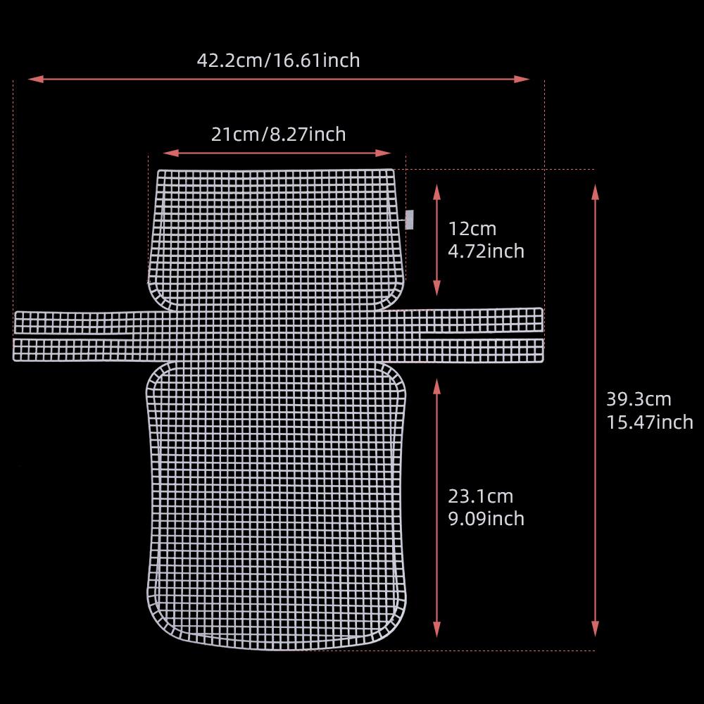 5pc White Plastic Mesh Sheet for DIYKnitting Bag &Creative Woven Art Craft, DIY Liner Bag Material, Durable Weave Design Pattern