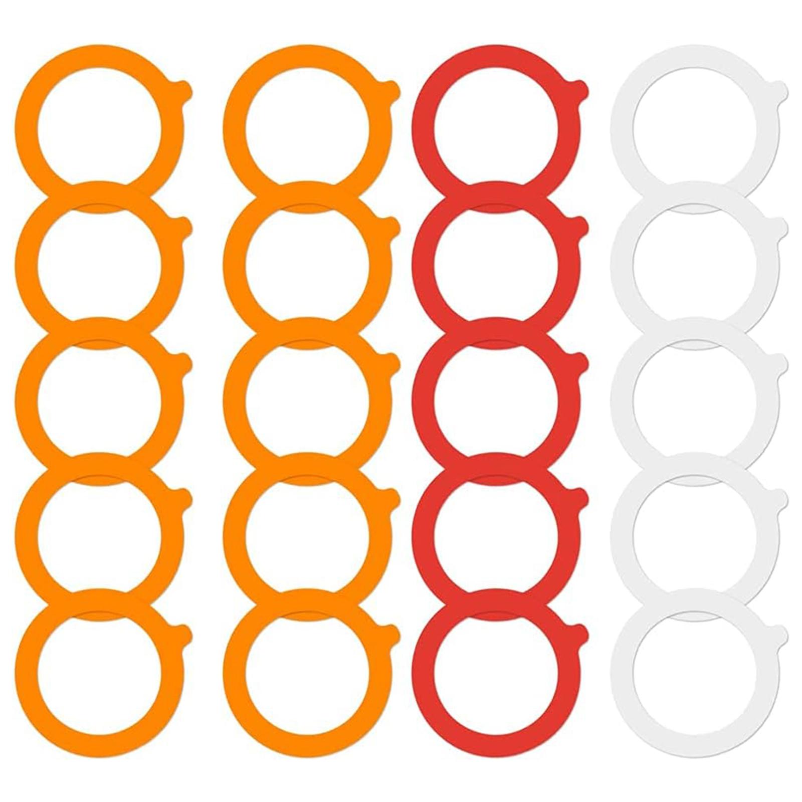 

20 Pack Replacement Rubber Gaskets for Glass Jars Airtight Rubber Seals Rings for Clip Top Storage Jars Silicone Seals