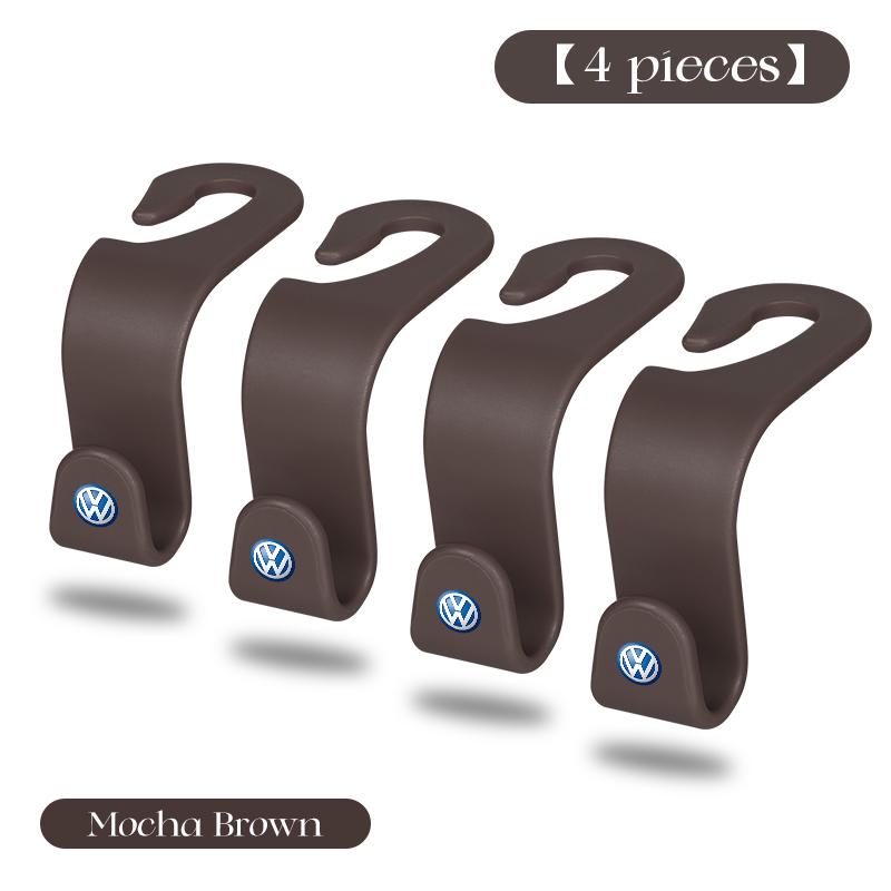Car Seat Headrest Hook For Volkswagen VW Scirocco Jetta Beetle Golf 4 5 6 mk8 Passat Polo B5 Tiguan Backrest Hanger Storage Hook zj3