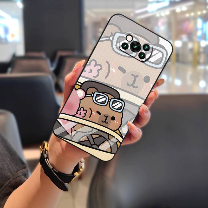 Pár TPU pouzdro na telefon pro Xiaomi Poco X3 NFC/X3 Pro Silikonové měkké pouzdro Prachotěsné Nárazuvzdorné Proti nárazu Zadní kryt Roztomilý