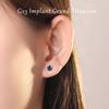 G23 Titanium Hypoallergenic Cubic Zirconia  Tiny Stud Earrings  Nickel Free for Sensitive Ears Women Teen Girls