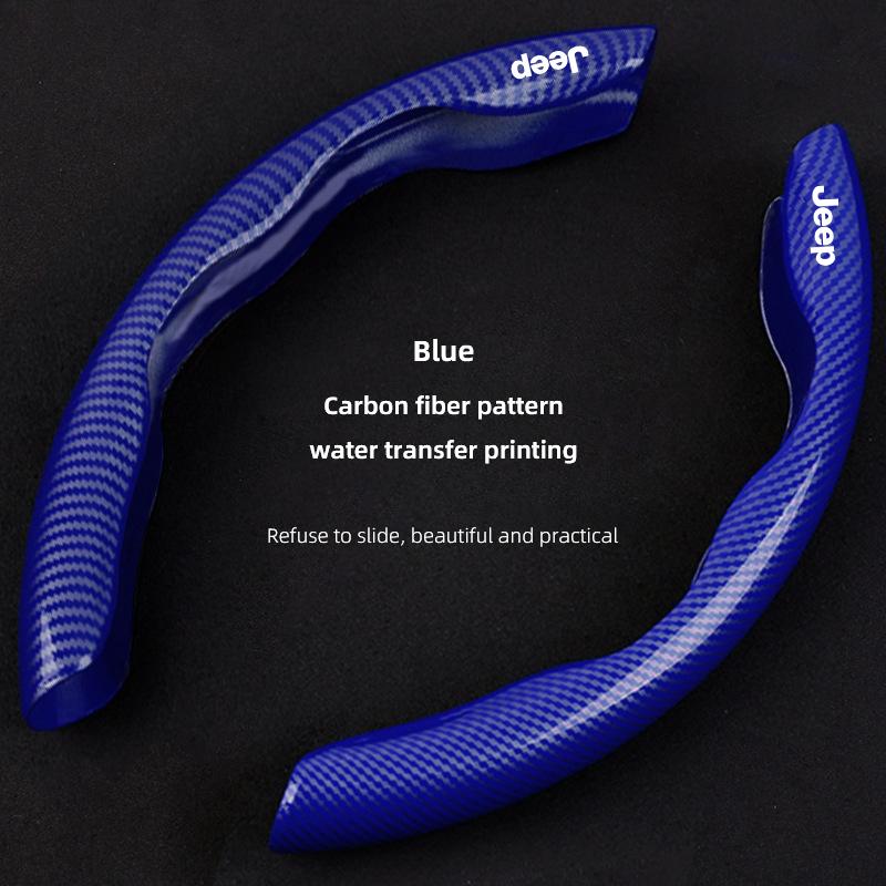 

Для автомобиля Jeep Чехол на руль Углеродное волокно Спортивный стиль Аксессуары Для Jeep Grand Cherokee Wrangler JK Gladiator Compa