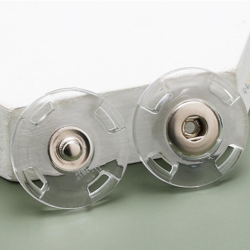 10Pcs Plastic Snap Buttons Invisible Sewing Button Fasteners For Kids Clothing Jeans Jackets Bag And Home Decoration