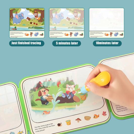 

Yousheng 2 шт./компл. игрушки для рисования водой многоразовая забавная акварельная книга детский подарок безопасная экологически чистая книга для рисования водой для детей