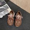[Fanfna] Platform dad shoes women's 2025 autumn new retro color matching pair of shoelaces casual versatile sports shoes