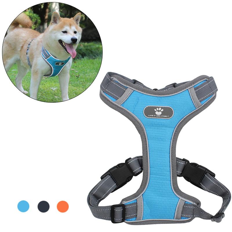Buy Reflective Puppy Big Dog Harnesses For Small Large Dogs No Pull Pet