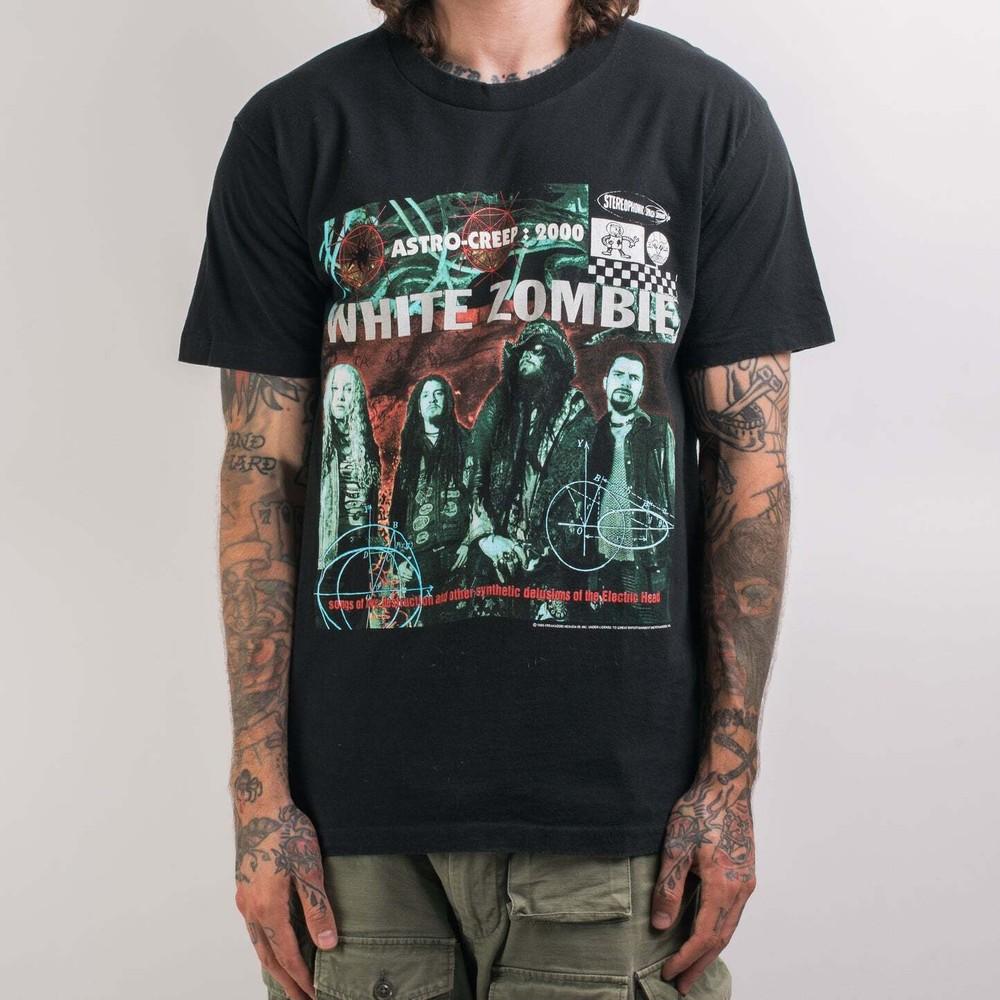 

Reprint 1995 White Zombie AstroCreep 2000 TShirt size S5XL Unisex T-Shirt M