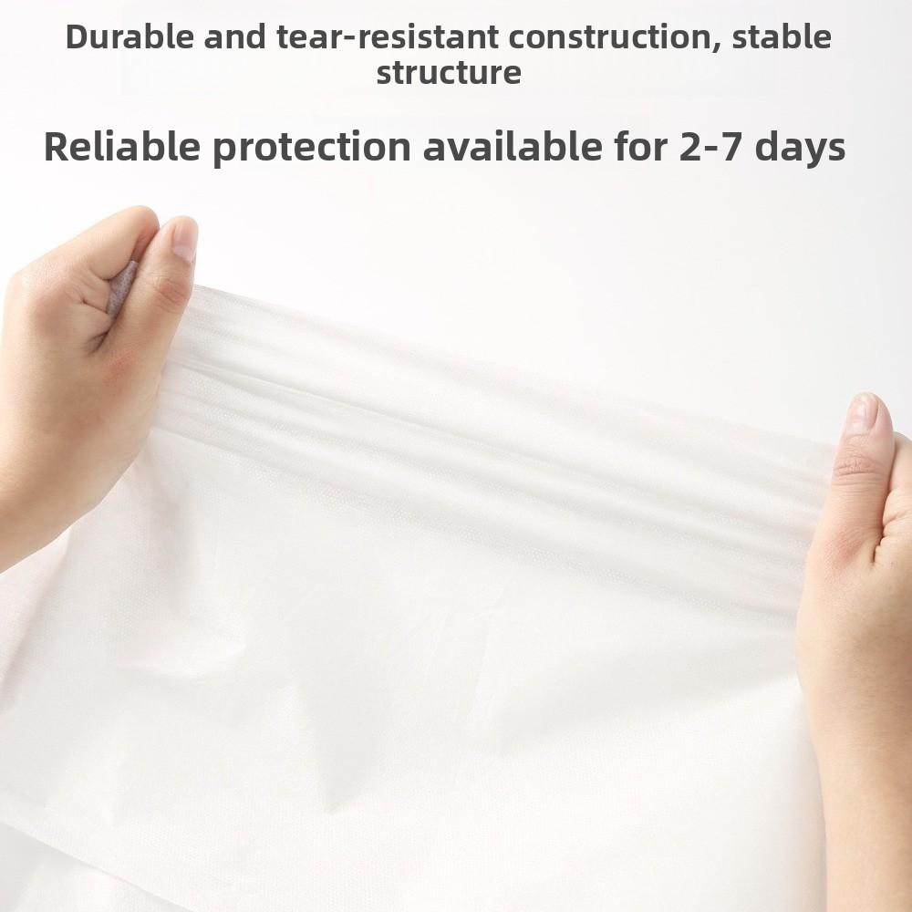 5Bags Hygienic Disposable Seat Covers Dirt-proof Portable Non-woven Fabric Cover Lightweight Breathable Armrest Covers Taxi