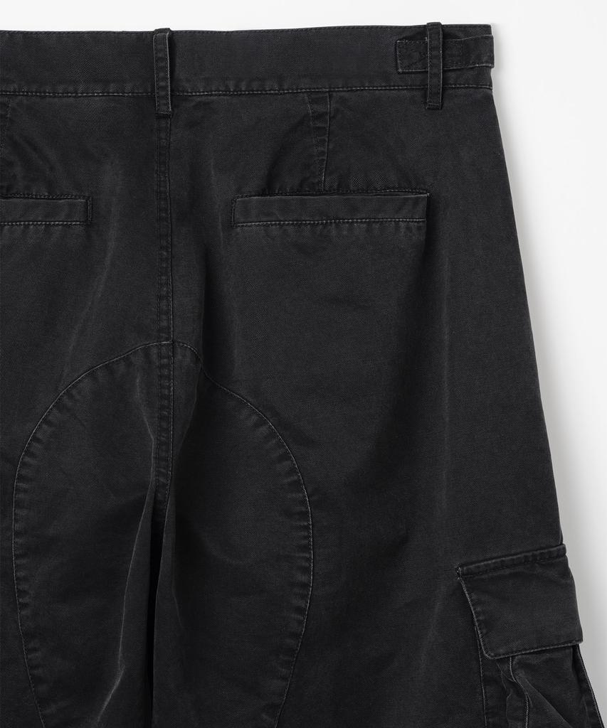 MILLO ARCHIVE Garment Washed Silhouette Pants [Black]