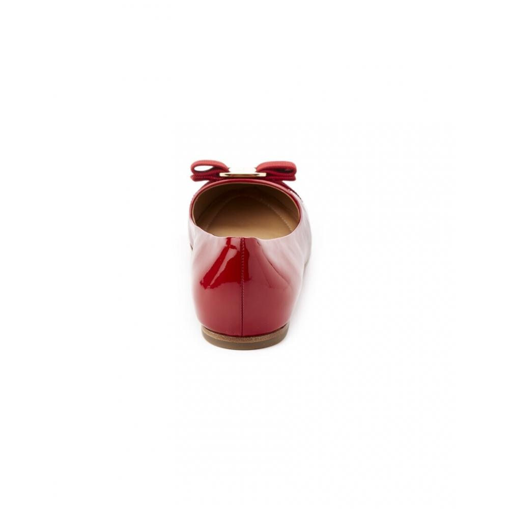 Salvatore Ferragamo Ballet Flat Red Varina