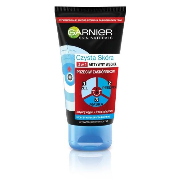 Garnier 3-in-1 Purifying Cleanser, Exfoliator & Mask, 150ml