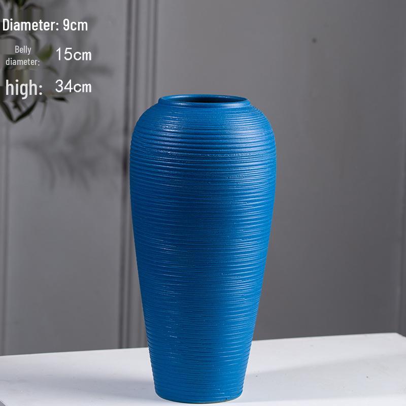 Nordic Ceramic Hydroponic Vase for Home Decor - Living Room Flower Arrangement and Dining Table Ornament