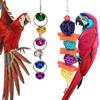Parrot Toys Bird Swing Hanging Toy Cage Toys Hammock Bell Swing Ladder Perch Chewing  for Parakeets