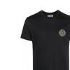 Versace Jeans Couture T Shirts Men's Black Crew Neck Moderate Straight Fit 74GAHY01-CJ00Y-899