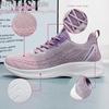 Zapatos de mujer con superficie de malla, zapatos para correr transpirables, otoño 2023, nuevos zapatos informales ligeros y acolchados con suela suave para deportes al aire libre de gran tamaño