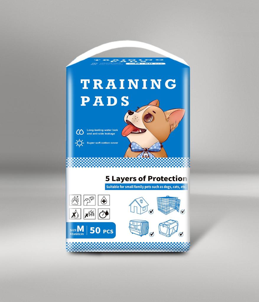Pet Training Pads: Disposable, Thickened Pee Pads & Diapers for Dogs & Cats