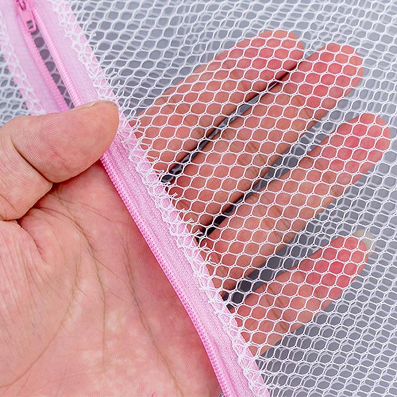 10pcs Laundry Wash Mesh Bag Zipped Clothing Care Washing Net Washing Machine Special Laundry Bags For Underpants Bra Socks