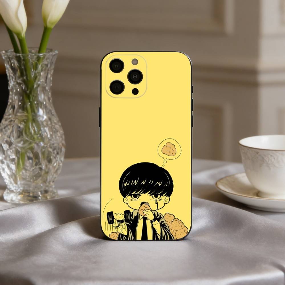 Manga Mashle M-Magic and M-Muscles Phone Case For iPhone 17pro, 16,15,14,13,12,11 X XR Plus,Others Soft Black Cover iPhone12PROMAX