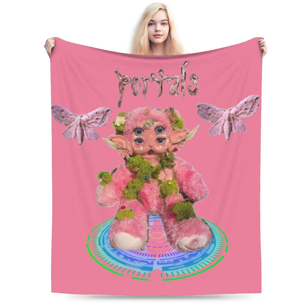 American Singer Melanies Martinezs Blanket Cover Fleece Lightweight Thin Throw Blankets for Bedding Couch Bed Rug