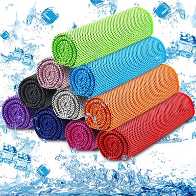 10 Pack Coolings Towel Microfiber Ice Towel Cold Sports Towel Neck And Face Breathable Chilly Sweat Towels For Gym Yoga Golf Workout Beach Accessories