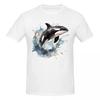 Orca Aquatic Sea Ocean  Top Tees Killer Whale 100 Cotton Tshirt Unisexsoversized T Shirts Unisex Crew Neck Short Sleeve S6xl