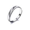 [E-Floral] E-Floral Silver Ring Women's Ring Simple 925 Sterling Silver One Size Fits Most