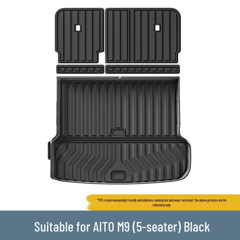 AITO M9/M7 Trunk Mat: TPE Waterproof, Wear-Resistant Protection for Car Interior