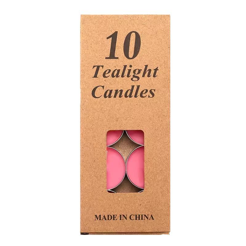 Smokeless Tea Candle with Lacquer Seal for Romantic and Relaxing Moments