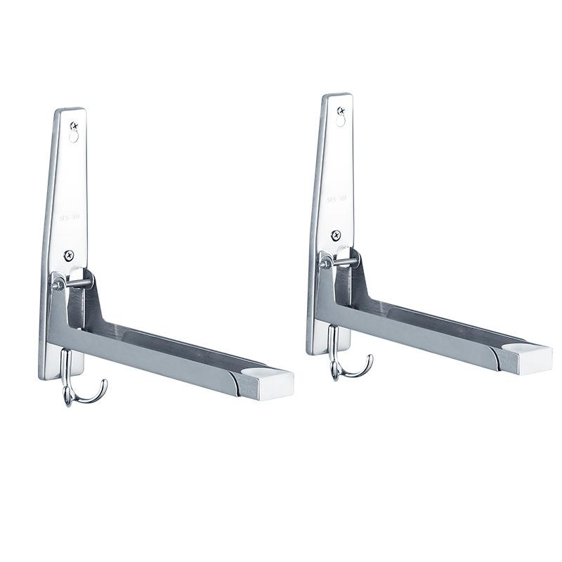 Stainless Steel Microwave Oven ShelfExpandable Kitchen OrganiserWall Mounted Oven Shelf Cocina Accesorios De Cocina Novedosos